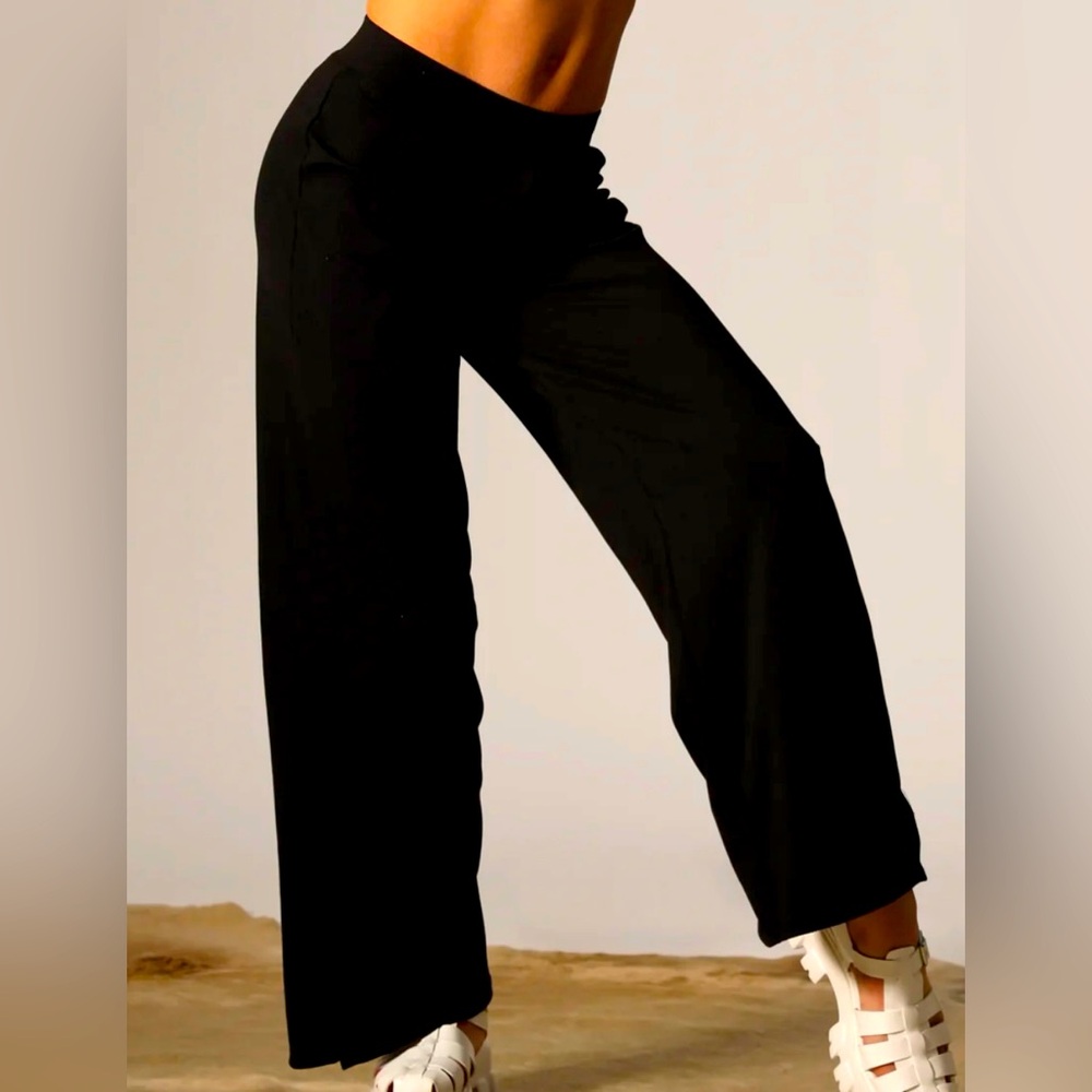 Create Wide Leg Pant Girl Tiger Friday CL black